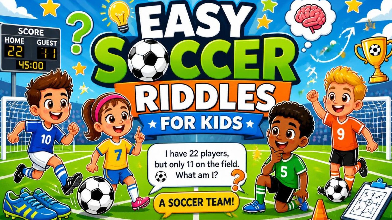 130+ Funny Soccer Riddles for Kids With Answers (Updated 2026 ...