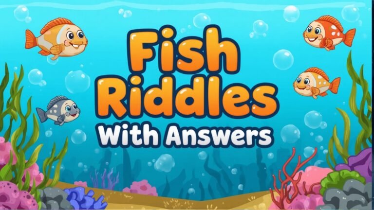 Animal Riddles Fish 110+ Best Fish Riddles For Kids With Answers in 2026 - riddlebase.com