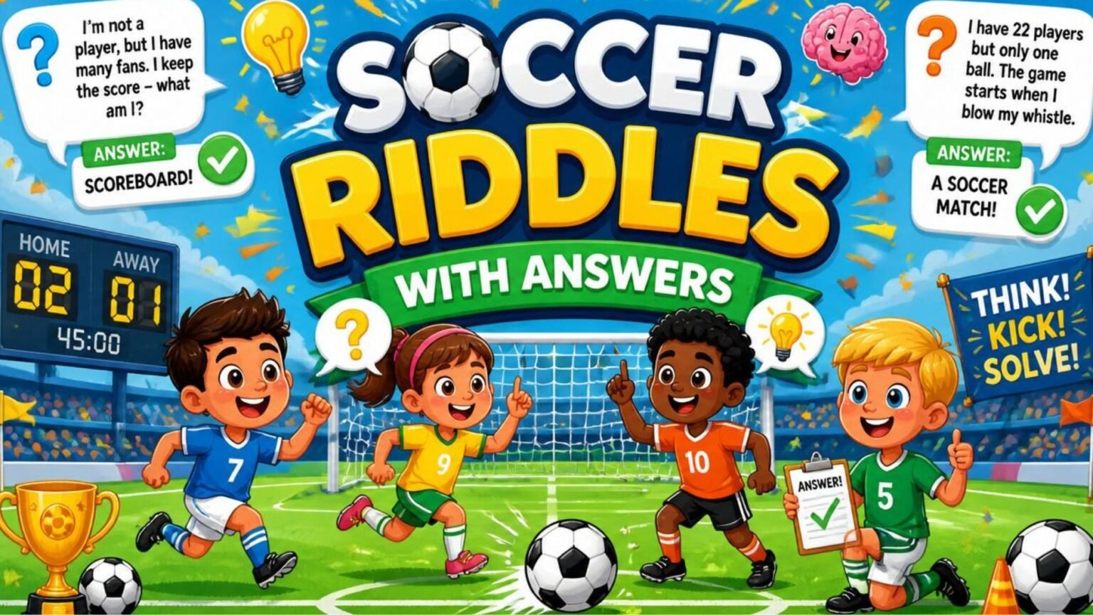 130+ Funny Soccer Riddles for Kids With Answers (Updated 2026 ...