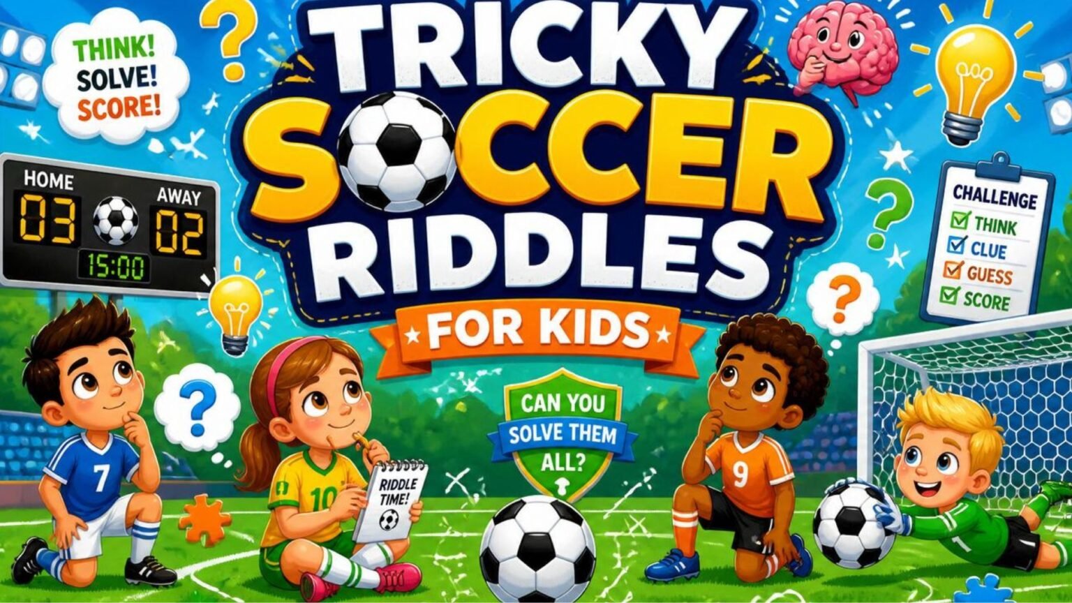 130+ Funny Soccer Riddles for Kids With Answers (Updated 2026 ...