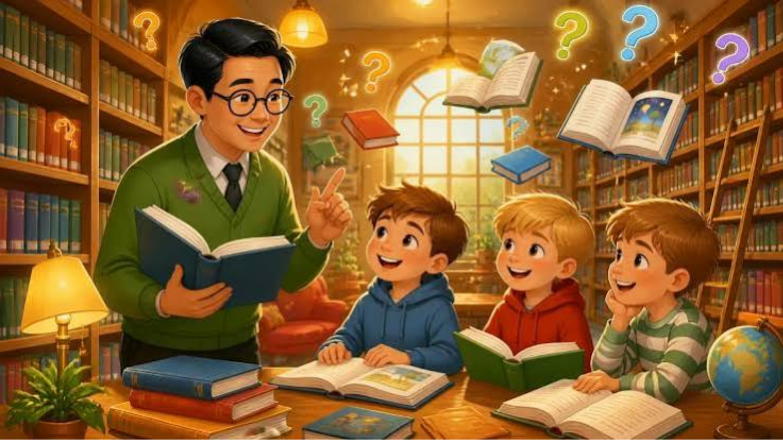 Library riddles for kids